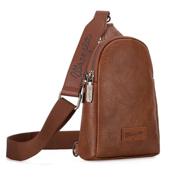 Wrangler Western Boho Crossbody Sling Bag for Women with Strap - Picture 2 of 8